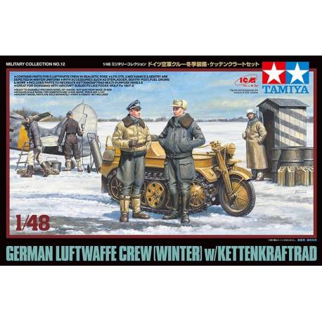 German Luftwaffe Crew (Winter) w/Kettenkraftrad