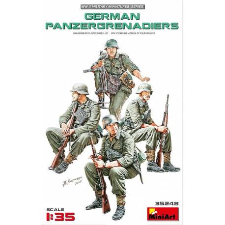 Maquette Figurine GERMAN PANZERGRENADIERS|MINIART|35248|1:35