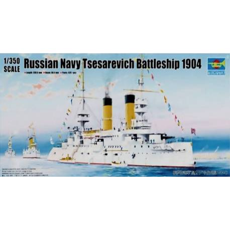 Russian Navy Tsesarevich Battleship 1904