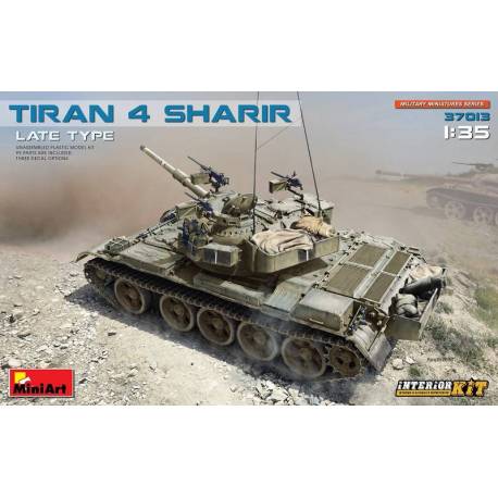 Maquette Char TIRAN 4 SHARIR LATE TYPE. INTERIOR KIT|MiniArt|37013|1:35