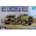 M911 C-HET w/m747 Heavy Equipment Semi-Trailer