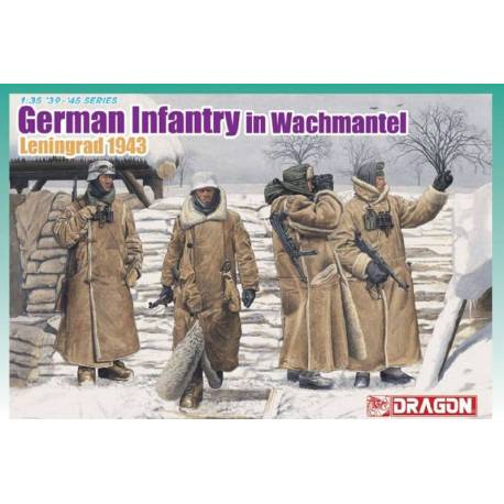 German Infantry In Wachtmantel (Leningrad 1943)