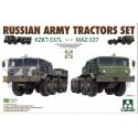 Russian Army Tractors Set KZKT-537L 1+1 MAZ-537