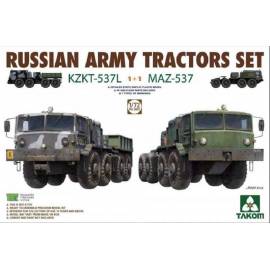 Russian Army Tractors Set KZKT-537L 1+1 MAZ-537