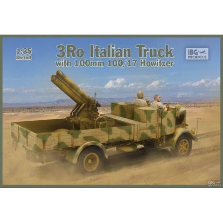 3Ro Italian Truck with 100/17 100mm Howitzer