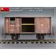 RAILWAY COVERED GOODS WAGON 18t “NTV” TYPE