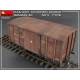 RAILWAY COVERED GOODS WAGON 18t “NTV” TYPE