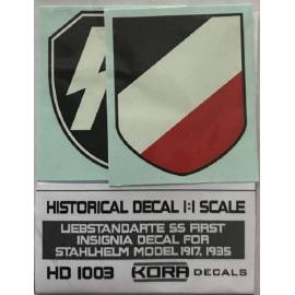 Helmet decal Liebstand. SS 1st Insignia (1917,1935)