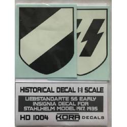 Helmet decal Liebstandarte SS early Insignia (1917,1935)