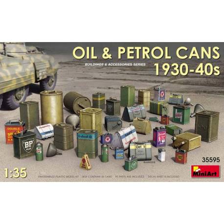 OIL & PETROL CANS 1930-40s