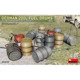 GERMAN 200L FUEL DRUMS WW2