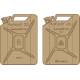 ＷＷⅡ GERMAN JERRYCAN SET A 