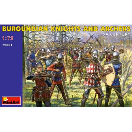 BURGUNDIAN KNIGHTS AND ARCHERS XV CENTURY