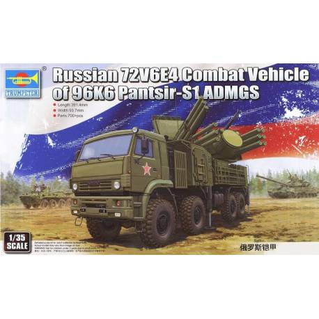 Russian 72V6E4 Combat Vehicle of 96K6 Pantsir -S1 ADMGS