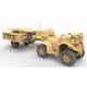 British Army ATV Quad Bike and Trailer w/Soldier