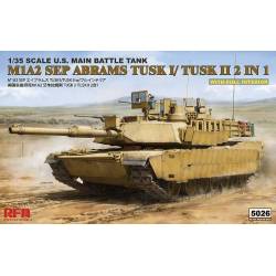 U.S. Main Battle Tank M1A2 SEP ABRAMS TUSK I/TUSK II 2 IN 1