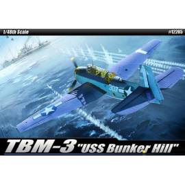 Avion TBM-3 USS Bunker Hill|ACADEMY|12285|1:48