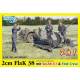 2cm FlaK 38 Early/Late Production mit Sd.Ah.51 and Flak Crew (2 in 1)