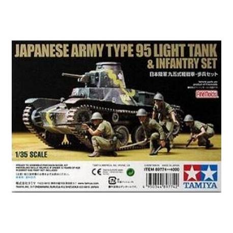 Japanese Army Type 95 - Light Tank & Infantry Set 
