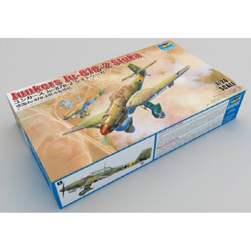 Junkers Ju-87B-2 Stuka TRUMPETER 02421 1/24ème Maquette Char Promo