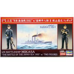 IJN Mikasa The Battle of Japan Sea with 2 Figures