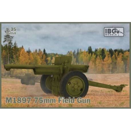 Canon M1897 75mm French Field Gun|IBG Model|IBG35058|1:35