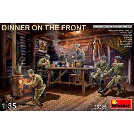 Maquette Figurine DINNER ON THE FRONT|MINIART|35325|1:35