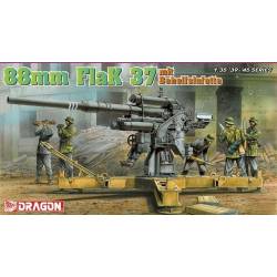 88mm Flak 37 mit Behelfslafette 