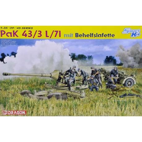 PAK 43/3 L/71 w/BEHELFSLAFETTE 