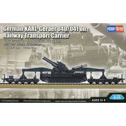 German KARL-Geraet 040/041 on Railway Transport Carrier