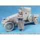 Imperial Russian Automobile Machine Gun Platoon Soldier on Guard Duty