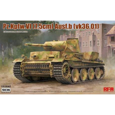 Pz.Kpfw.VI (7,5cm) Ausf.B (VK36.01) w/ workable track links