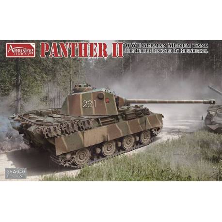 Maquette char Panther II Rheinmetall Turret|Amusing Hobby|35A040|1:35