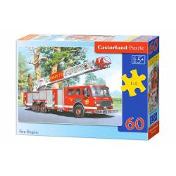 Puzzle 60 pièces : camion de pompier Castorland