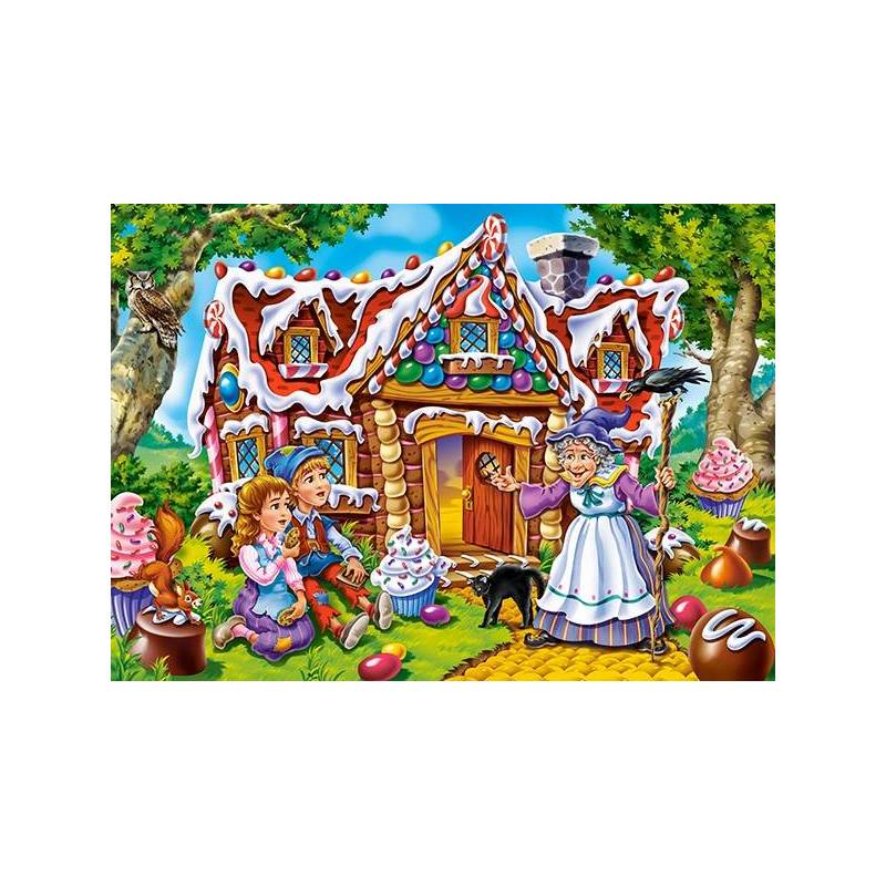 HANSEL AND GRETEL PUZZLE 60 PIECES CASTORLAND B-066094 Maquette Char Promo