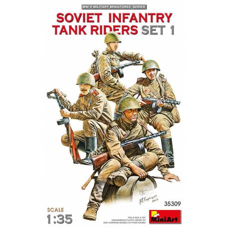 SOVIET INFANTRY TANK RIDERS SET 1