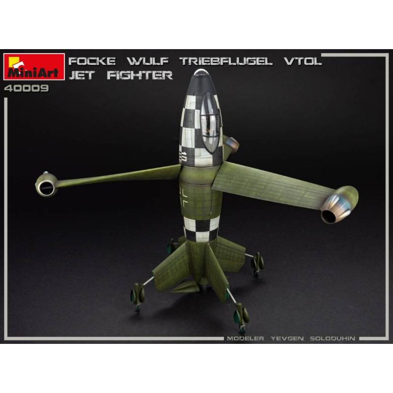 FOCKE WULF TRIEBFLUGEL VTOL JET FIGHTER Miniart 40009 1/35ème Maquette ...