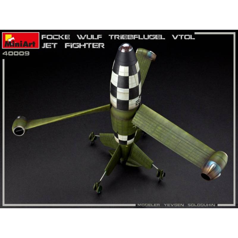 FOCKE WULF TRIEBFLUGEL VTOL JET FIGHTER Miniart 40009 1/35ème Maquette ...