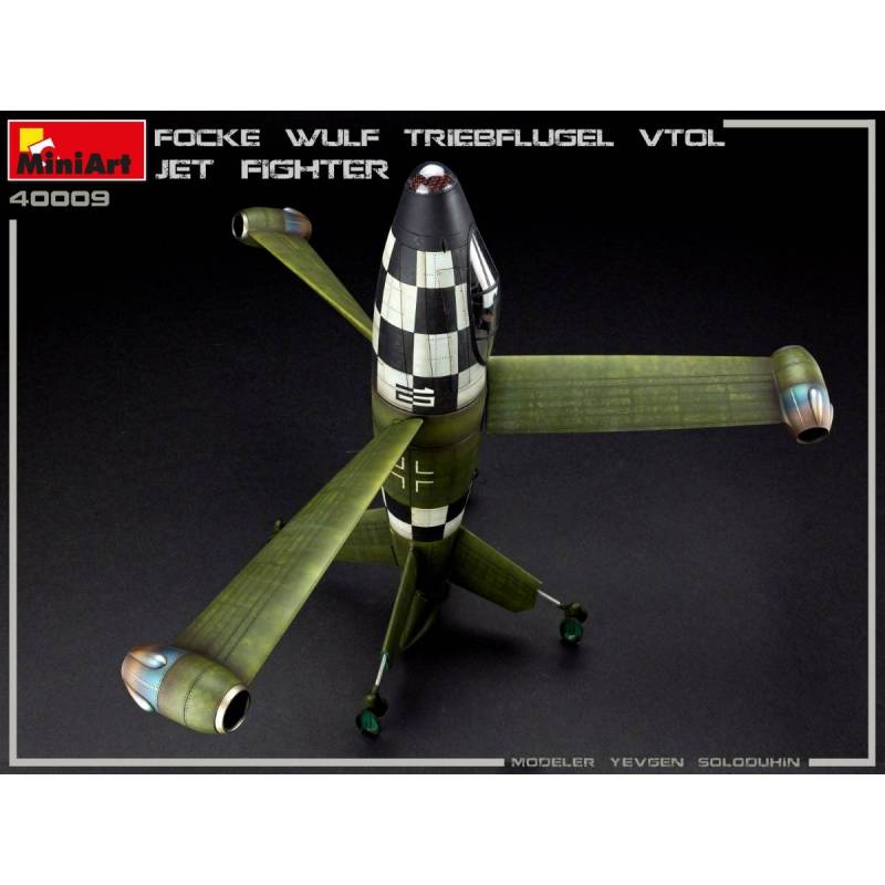 FOCKE WULF TRIEBFLUGEL VTOL JET FIGHTER Miniart 40009 1/35ème Maquette ...