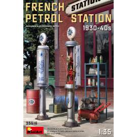 FRENCH PETROL STATION 1930-40S