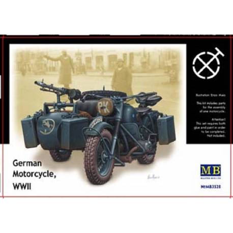 BMW R75 SIDE CAR ALLEMANDE 2e Guerre Mondiale 