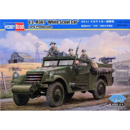 U.S. M3A1 "White Scout Car" early production 