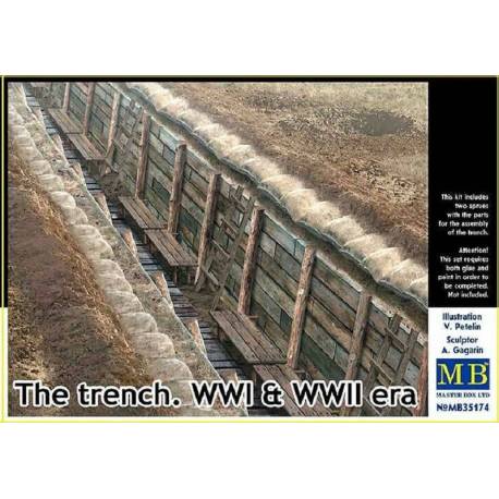 The trench. WWI & WWII era