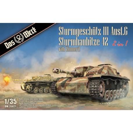 Sturmgeschutz III Ausf.G / Sturmhaubitze 42 (2 in 1) w/Zimmerit