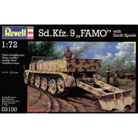 Sd. Kfz. 9 FAMO with earth spade 