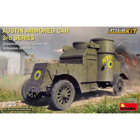 AUSTIN ARMORED CAR 3rd SERIES: UKRAINIAN, POLISH, GEORGIAN, ROMANIAN SERVICE. INTERIOR KIT