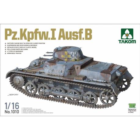 Maquette char Pz.Kpfw.I Ausf.B|TAKOM|1010|1:16