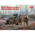 Model T RNAS Armoured Car with WWI British Tank Crew