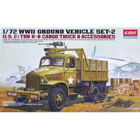 U.S. 2 1/2 Ton 6x6 Cargo Truck & Accessories