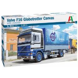 VOLVO F16 Globetrotter Canvas Truck with elevator